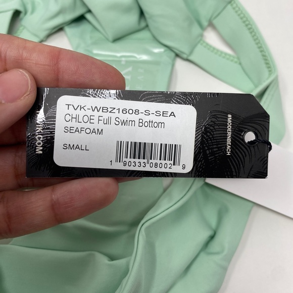 Tavik Womens Ali Moderate Swim Bikini Bottom ONLY in Deauville Mauve - Picture 10 of 11